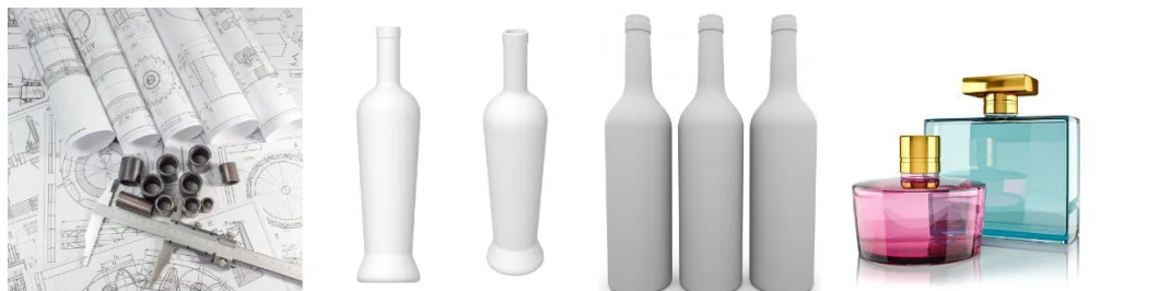 Transparent Bottle/ Vodka Bottle/ Wine Bottle/Crystal Glass Bottle/Tequila Bottle