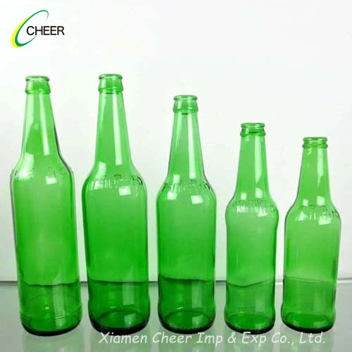 High Quality 330ml Glass Bottle Amber/Blue/Clear Empty Bottle for Beer