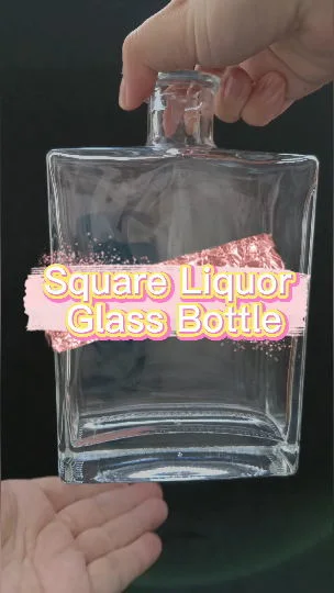 Jingna Spirits Cube Bottle Виски Водка Бренди Ром Текила Джин Стеклянная бутылка